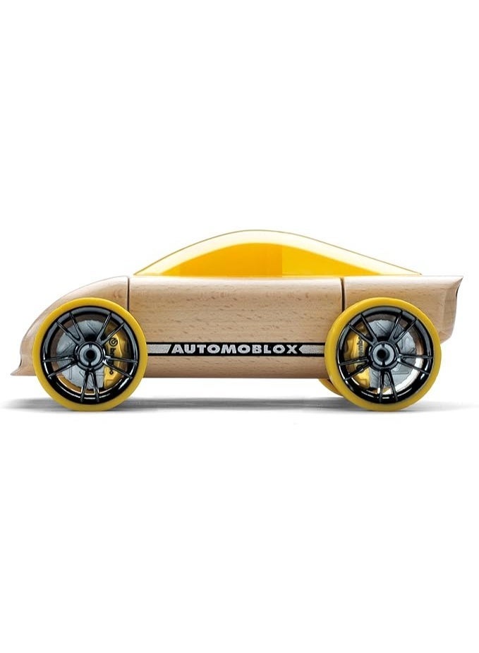 Automoblox C9 Sportscar – Modular Wooden Toy Car | STEM Construction Toy for Kids | Ages 3+ - Image 5